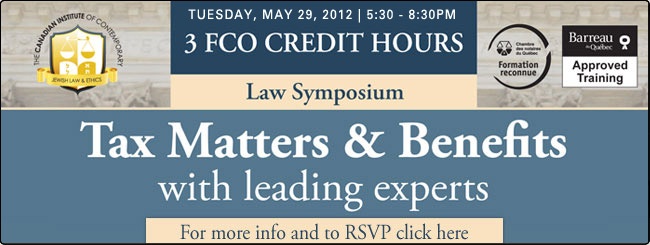 CLE - Law Symposium | Tax Matters & Benefits - Register Today!