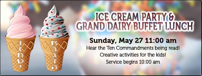Shavuos with Chabad - Join us for the Ten Commandments